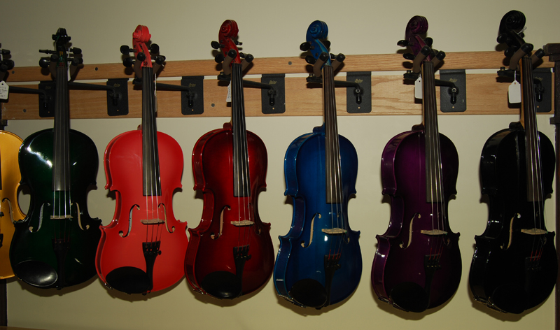 Violins in color: